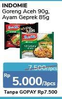 Promo Harga Mie Goreng Aceh 90gr / Ayam Geprek 85gr  - Alfamidi