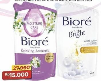 Harga Biore BW Bright Sakura/Scrub/Glow Lilac/Pure Mild/Relaxing Aromatic/Freshy B Clr/Floral Spa 400ml