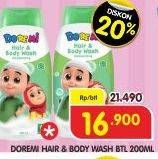 Promo Harga DOREMI Hair & Body Wash 200 ml - Superindo
