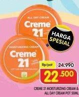 Promo Harga CREME 21 Moisturizing & All Day Cream 50 ml - Superindo