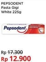 Promo Harga Pepsodent Pasta Gigi Pencegah Gigi Berlubang White 225 gr - Indomaret