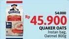 Promo Harga Quaker Oatmeal Instant 800 gr - Alfamidi