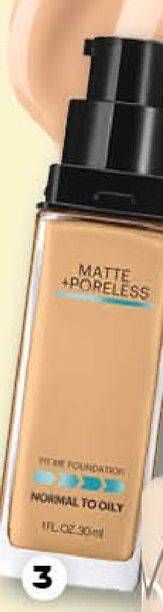 Promo Harga MAYBELLINE Fit Me! Matte + Poreless Liquid Matte Foundation 30 ml - Guardian