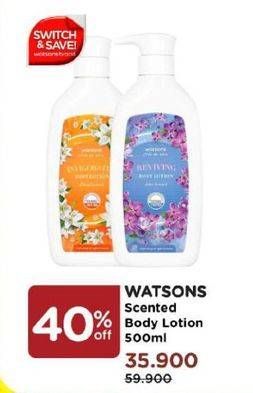 Promo Harga WATSONS Body Lotion All Variants 550 ml - Watsons