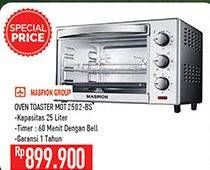 Promo Harga MASPION Oven Toaster MOT 2502 BS 25 ltr - Hypermart