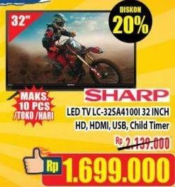 Promo Harga SHARP LC-32SA4100i | LED TV  - Hypermart