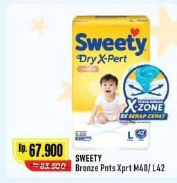 Promo Harga Sweety Bronze Pants Dry X-Pert M48, L42 42 pcs - Alfamart