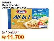 Promo Harga KRAFT All in 1 Cheddar 165 gr - Indomaret