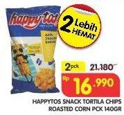 Promo Harga HAPPY TOS Tortilla Chips per 2 pouch 140 gr - Superindo