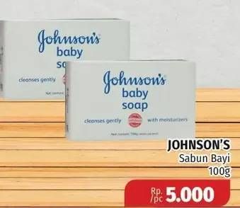 Promo Harga JOHNSONS Baby Soap 100 gr - Lotte Grosir