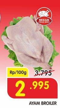 Promo Harga Ayam Broiler per 100 gr - Superindo