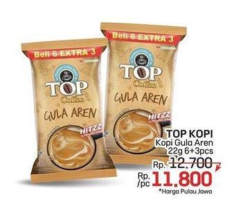 Promo Harga Top Coffee Gula Aren per 9 sachet 22 gr - LotteMart