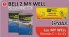 Promo Harga My Well Vitamin D3 1000 IU 20 pcs - Alfamidi