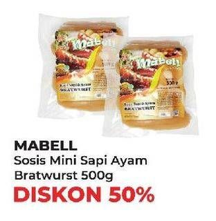 Promo Harga MABELL Bratwurst 500 gr - Yogya