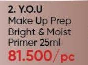 Promo Harga YOU Make Up Prep Bright & Moist primer 25 ml - Guardian
