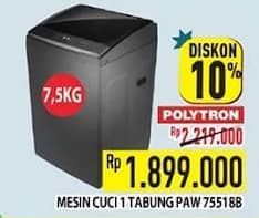 Promo Harga Polytron PAW 75518B  - Hypermart