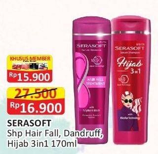 Promo Harga Serasoft Shampoo Hairfall Treatment, Anti Dandruff 170 ml - Alfamart