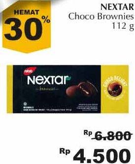 Promo Harga NABATI Nextar Cookies Brownies Choco Delight per 8 pcs 14 gr - Giant