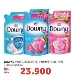 Promo Harga DOWNY Pewangi Pakaian Anti Bau/Sunrise Fresh/Floral Pink 720/780ml  - Carrefour