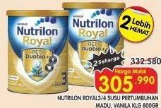 NUTRILON Royal 3/4 Madu, Vanilla 800 g