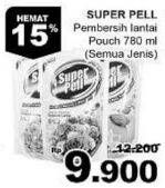 Promo Harga SUPER PELL Pembersih Lantai All Variants 780 ml - Giant