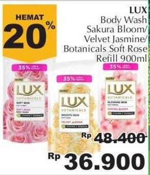 Promo Harga LUX Body Wash Sakura Dream, Velvet JAsmine, Botanicals Soft Rose 900 ml - Giant