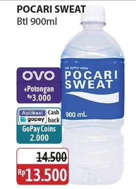Promo Harga Pocari Sweat Minuman Isotonik 900 ml - Alfamidi