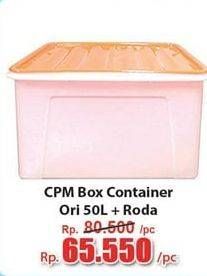 Promo Harga CPM Container Box + Roda Ori 50000 ml - Hari Hari