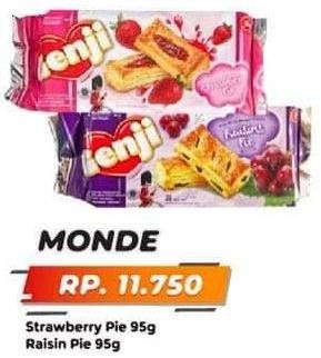 Promo Harga MONDE Genji Pie Strawberry, Raisins 85 gr - Yogya
