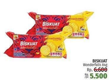 Promo Harga BISKUAT Wonderfulls Biskuit 84 gr - LotteMart