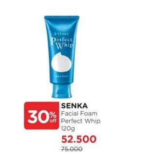 Promo Harga Senka Perfect Whip Facial Foam 120 gr - Watsons