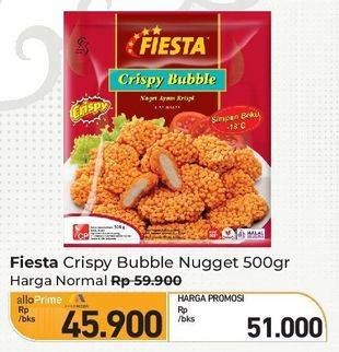 Promo Harga Fiesta Naget Crispy Bubble 500 gr - Carrefour