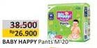 Promo Harga BABY HAPPY Body Fit Pants M20 20 pcs - Alfamart