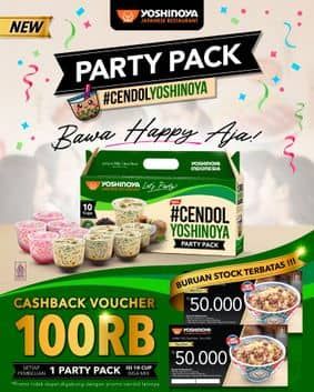 Promo Harga Party Pack  - Yoshinoya