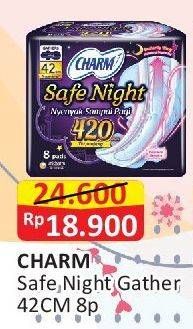 Promo Harga Charm Safe Night Gathers 42cm 8 pcs - Alfamart