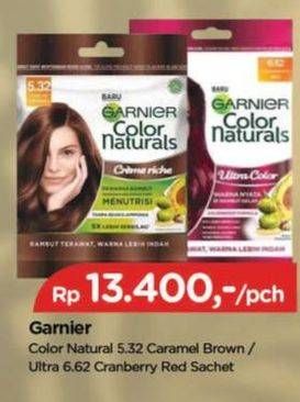 Promo Harga Garnier Hair Color 6.62 Cranberry Red, 5.32 Coklat Caramel 40 ml - TIP TOP