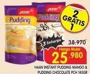 Promo Harga HAAN Pudding Mango, Chocolate 145 gr - Superindo