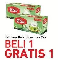 Promo Harga Teh Jawa Teh Celup Green Tea 25 pcs - Carrefour