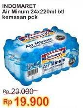 Promo Harga INDOMARET Air Mineral per 24 botol 220 ml - Indomaret