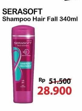 Promo Harga Serasoft Shampoo Hairfall Treatment 340 ml - Alfamart