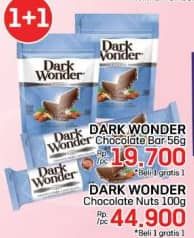 Promo Harga Dark Wonder Chocolate per 10 pcs 14 gr - LotteMart