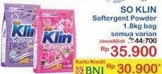 Promo Harga SO KLIN Softergent All Variants 1800 gr - Indomaret