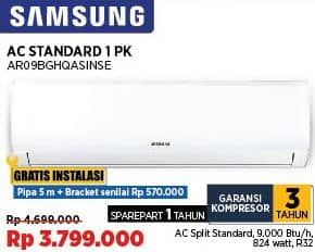 Promo Harga Samsung AR09BGHQASINSE AC 1 PK  - COURTS