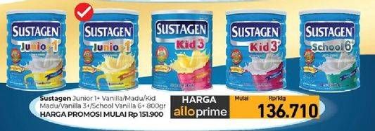 Sustagen Junior 1+/Sustagen Kid 3+/Sustagen School 6+ Susu Pertumbuhan