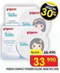 Promo Harga Pigeon Teens Compact Powder Beige, Natural 14 gr - Superindo