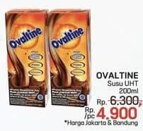 Promo Harga Ovaltine Susu UHT 200 ml - LotteMart