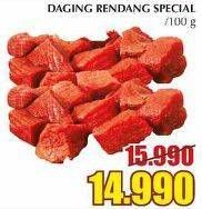 Promo Harga Daging Rendang Sapi Spesial per 100 gr - Giant