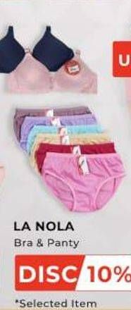 Promo Harga La Nola Ladies Underwear  - Carrefour