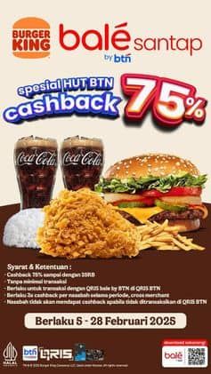 Promo Harga Bale Santap  - Burger King