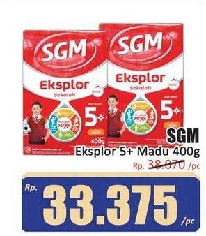Promo Harga SGM Eksplor 3+ Susu Pertumbuhan Madu 400 gr - Hari Hari